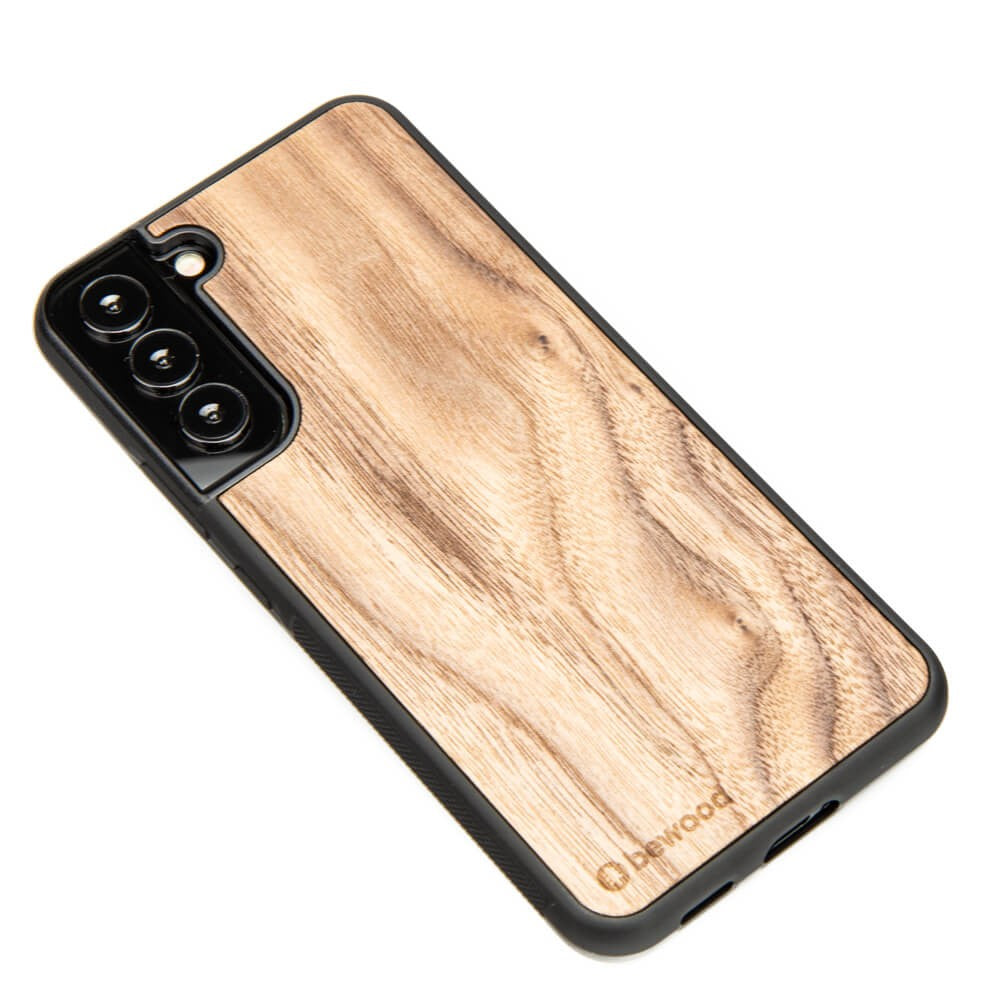 Holzhülle für Galaxy S22 Plus, Bewood Amerikanischer Nussbaum