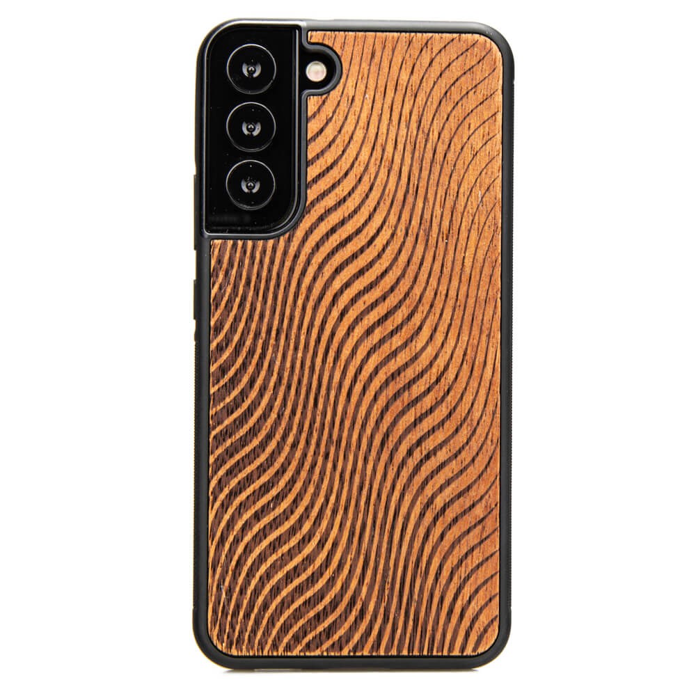 Holzhülle für Galaxy S22 Plus, Bewood Merbauwellen