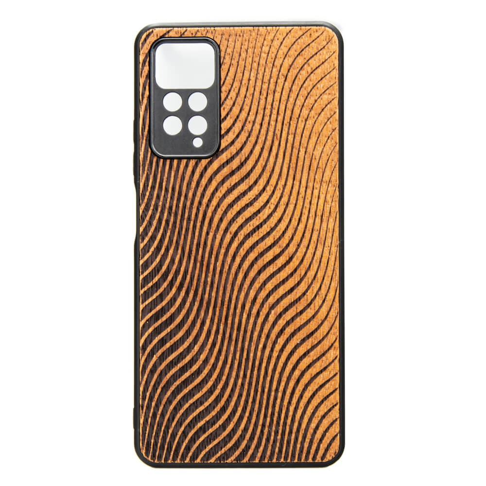 Holzhülle für Xiaomi Redmi Note 11 Pro, Bewood Merbauwellen