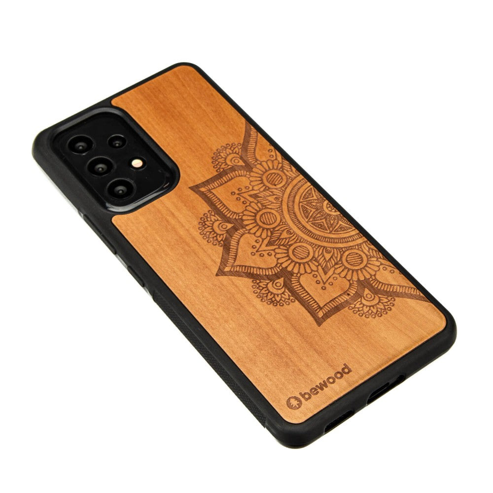 Holzhülle für Galaxy A13 4G, Bewood Apfelbaum Mandala