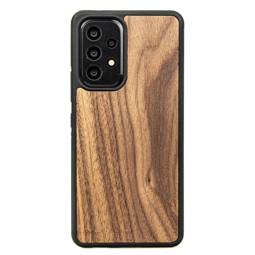 Holzhülle für Galaxy A33 5G, Bewood Amerikanischer Nussbaum