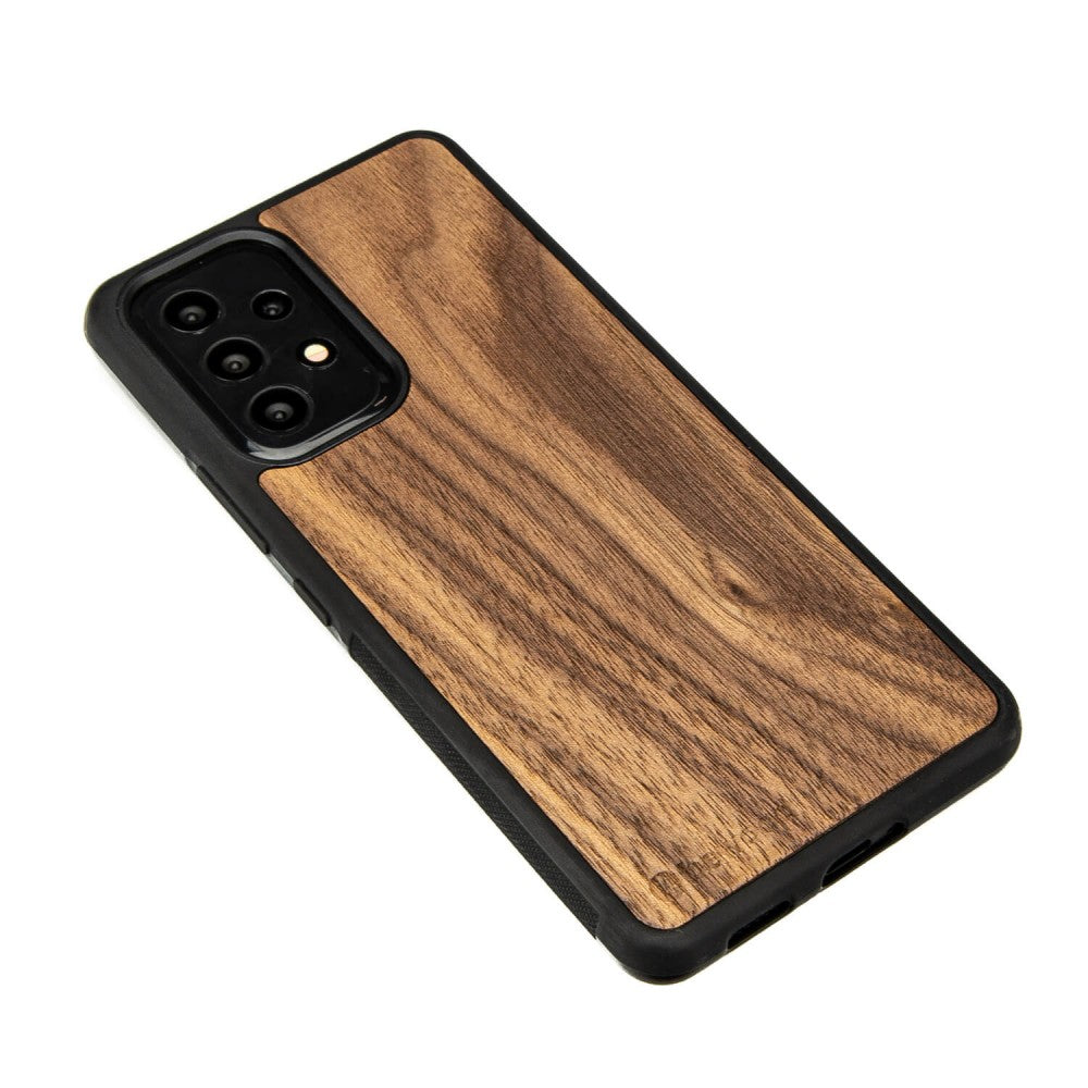 Holzhülle für Galaxy A33 5G, Bewood Amerikanischer Nussbaum