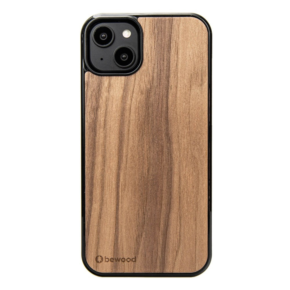 Holzhülle für iPhone 14 Plus, Bewood Amerikanischer Nussbaum