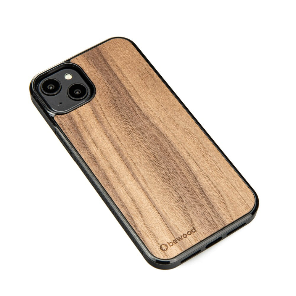 Holzhülle für iPhone 14 Plus, Bewood Amerikanischer Nussbaum