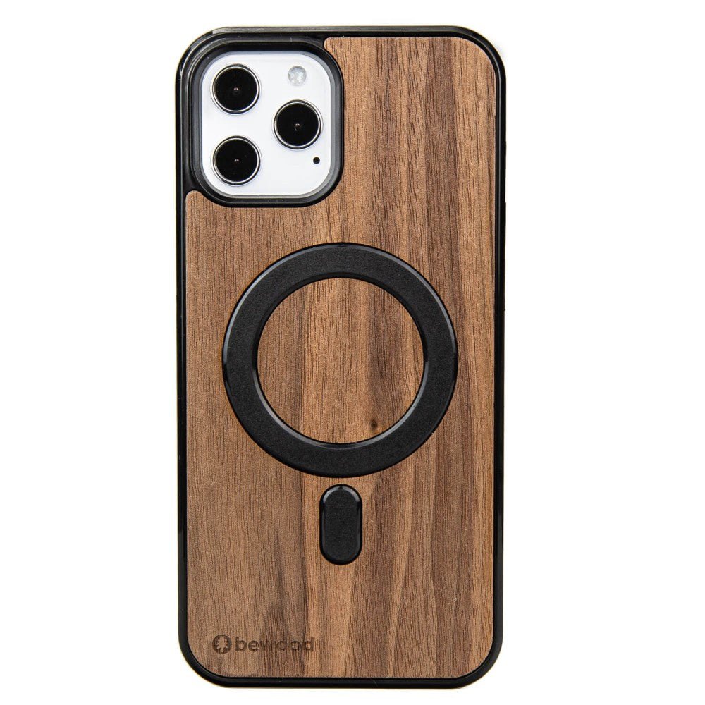 Holzhülle für iPhone 12 Pro Max, Bewood Amerikanischer für MagSafe