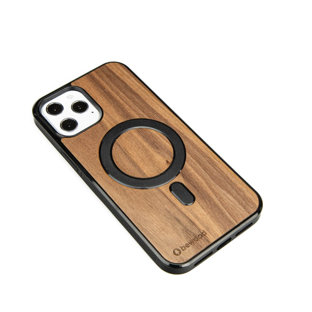 Holzhülle für iPhone 12 Pro Max, Bewood Amerikanischer für MagSafe