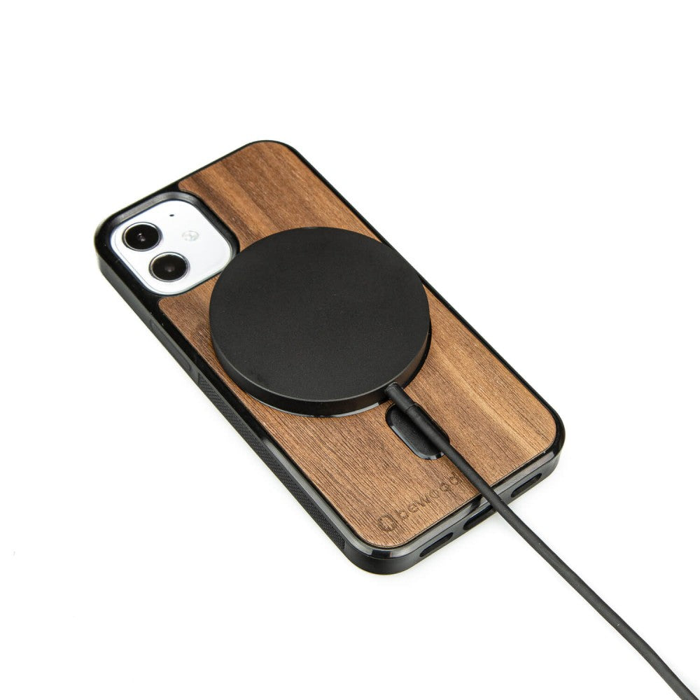 Holzhülle für iPhone 12 Mini, Bewood Amerikanischer für MagSafe