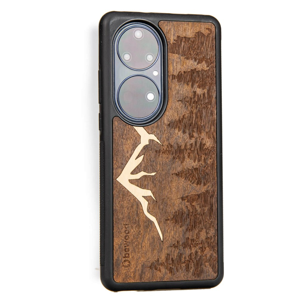 Holzhülle für Huawei P50 Pro, Bewood Imbuia-Gebirge
