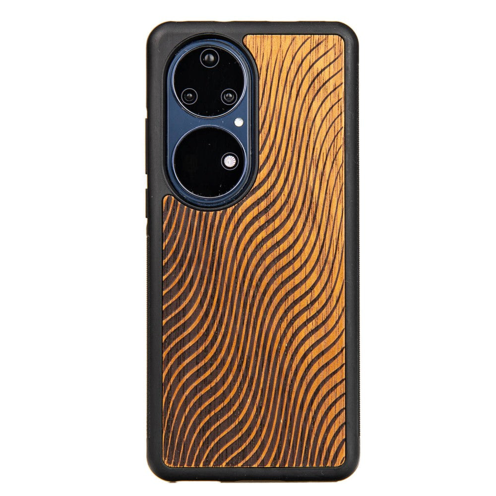 Holzhülle für Huawei P50 Pro, Bewood Merbauwellen