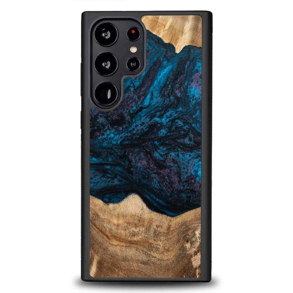 Holzhülle für Galaxy S23 Ultra, Bewood Unique Planets Neptun