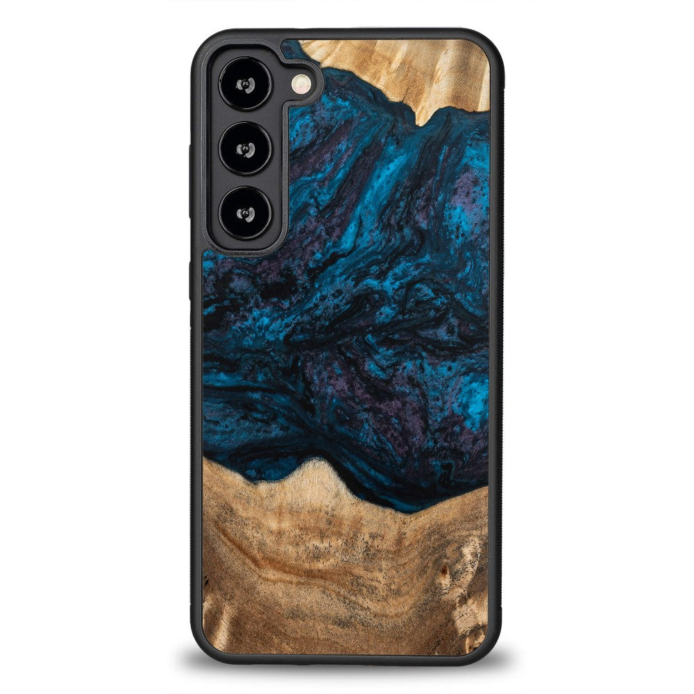 Holzhülle für Galaxy S23 Plus, Bewood Unique Planets Neptun