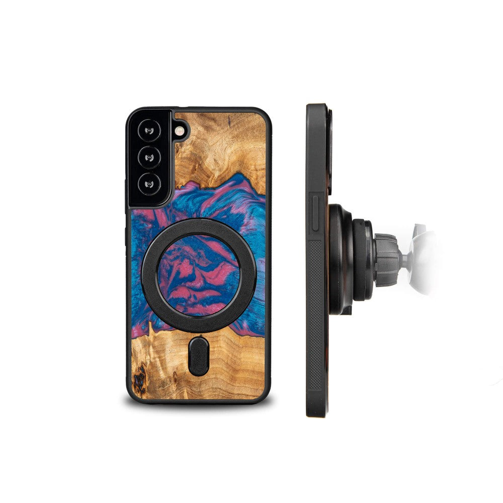 Holzhülle für Galaxy S22 Plus, Bewood Unique Neons Vegas