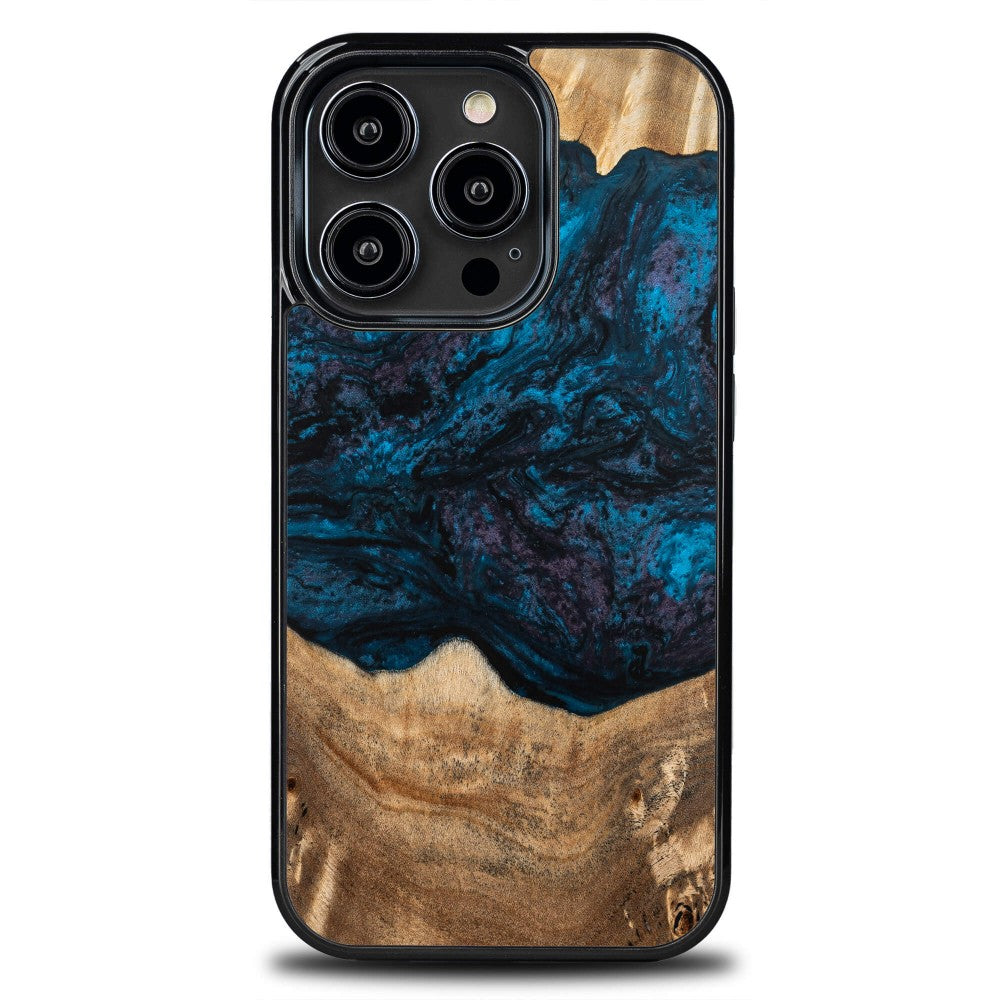 Holzhülle für iPhone 14 Pro, Bewood Unique Planets Neptun