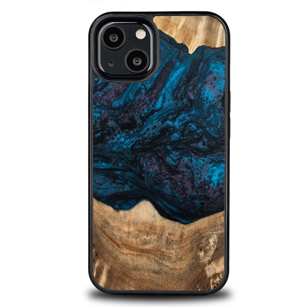 Holzhülle für iPhone 13, Bewood Unique Planets Neptun