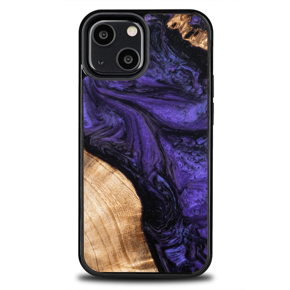 Holzhülle für iPhone 13 Mini, Bewood Unique Violet