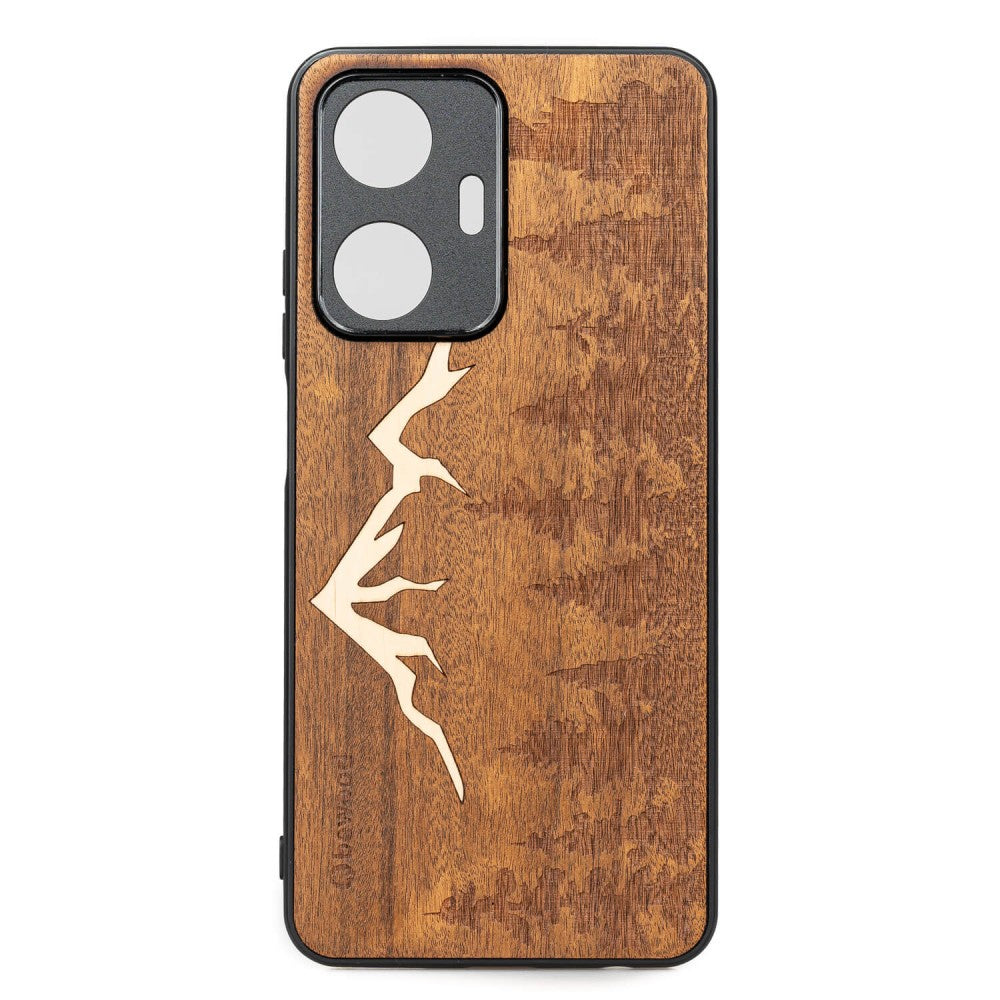 Holzhülle für Realme C55, Bewood Imbuia-Gebirge