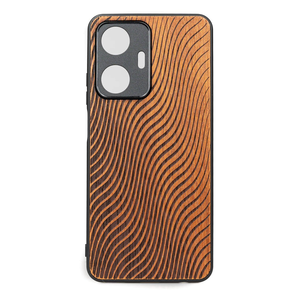 Holzhülle für Realme C55, Bewood Merbauwellen