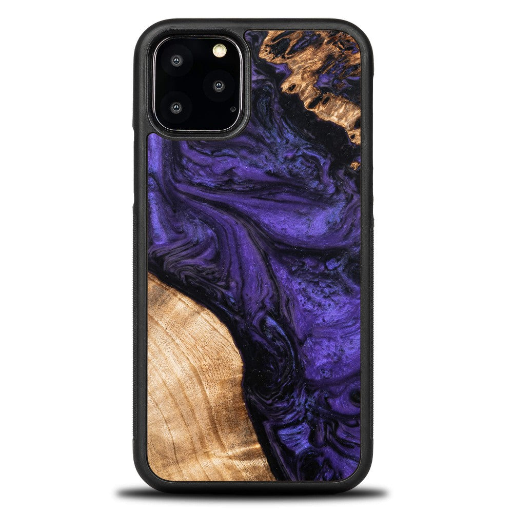 Holzhülle für iPhone 11 Pro, Bewood Unique Violet