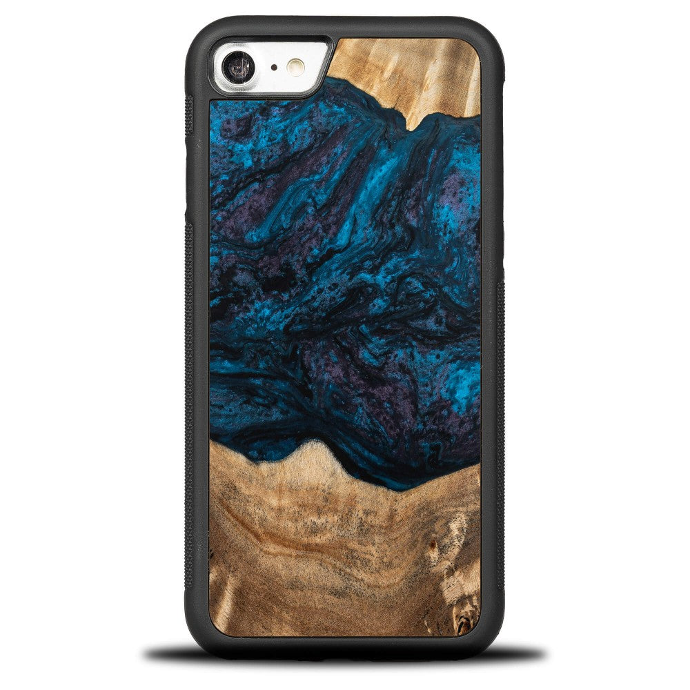 Holzhülle für iPhone SE 2022 / 2020 / 8 / 7, Bewood Unique Planets Neptun