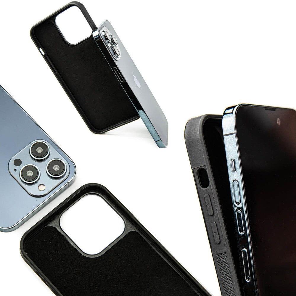 Holzhülle für iPhone 14 Plus, Bewood Unique Planets Erde für MagSafe