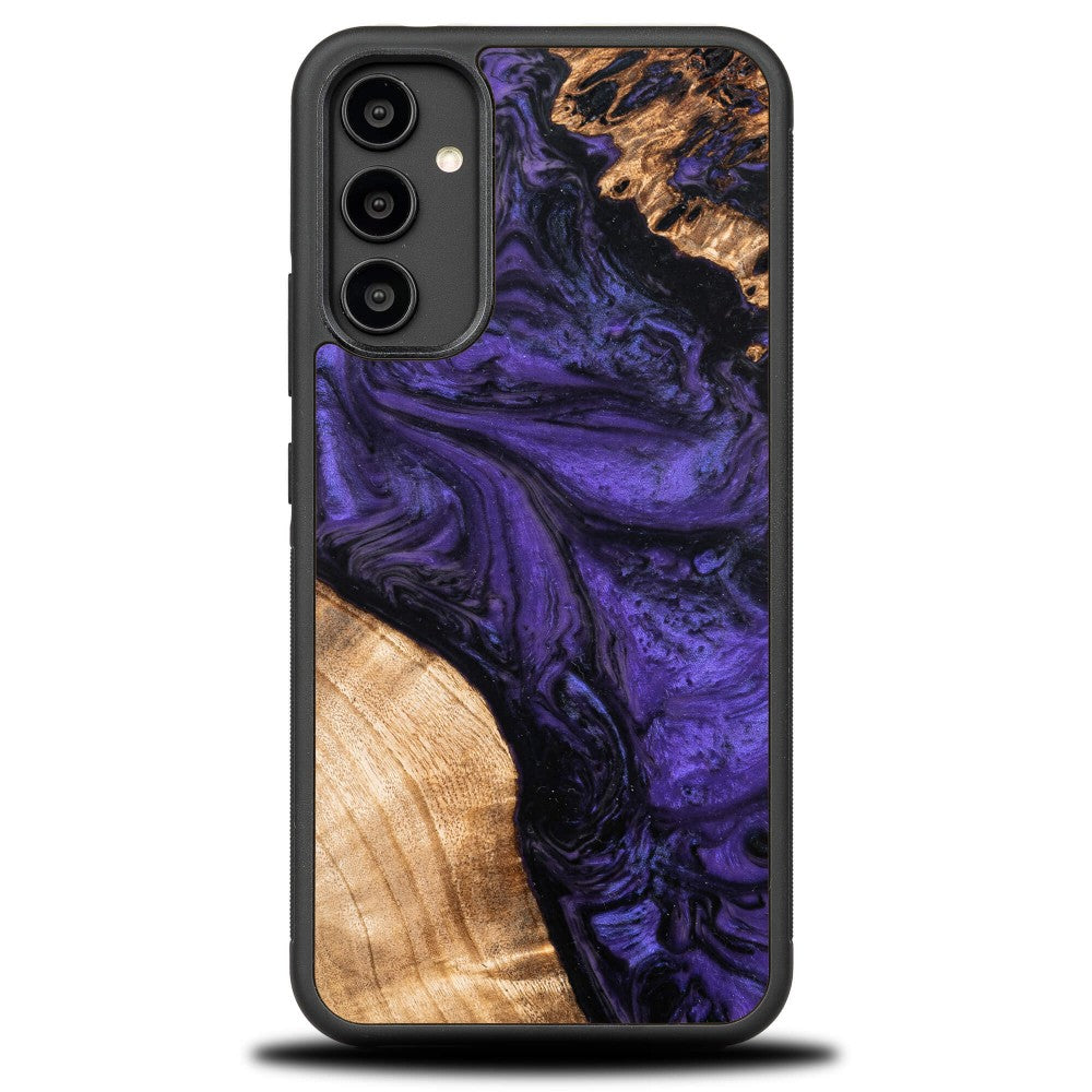 Holzhülle für Galaxy A34 5G, Bewood Unique Violet