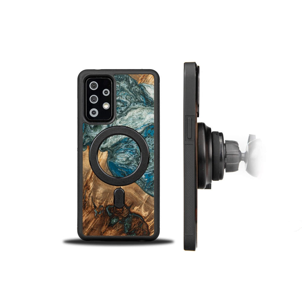 Holzhülle für Galaxy A52s / A52 5G / A52 4G, Bewood Unique Planets Erde
