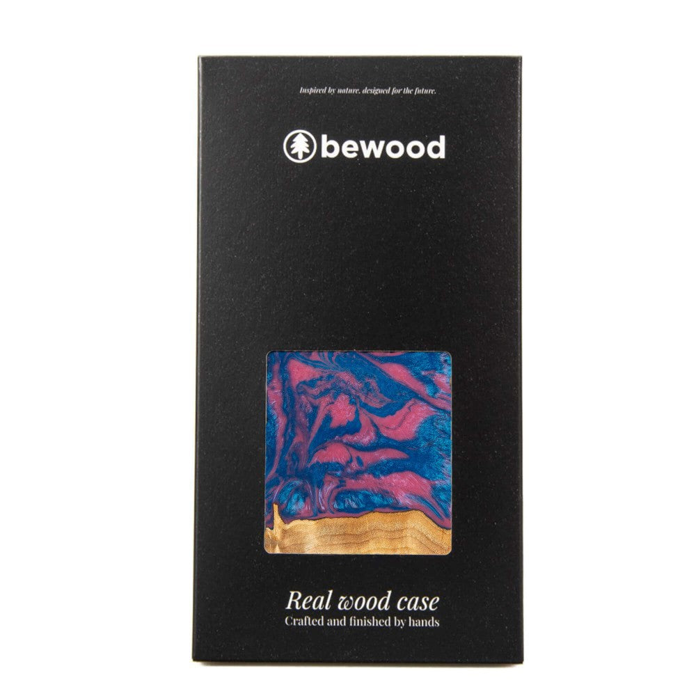 Holzhülle für Galaxy S20 Plus, Bewood Unique Neons Vegas