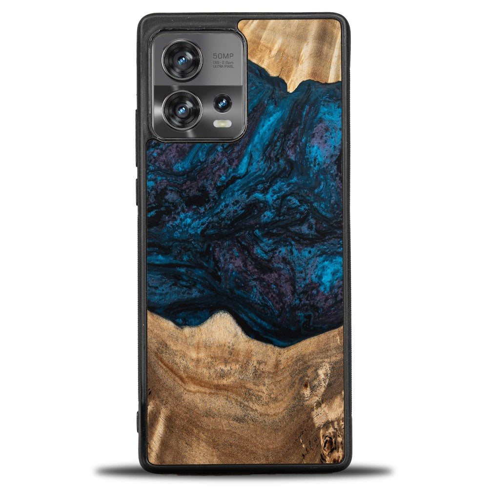 Holzhülle für Motorola Edge 30 Fusion, Bewood Unique Planets Neptun