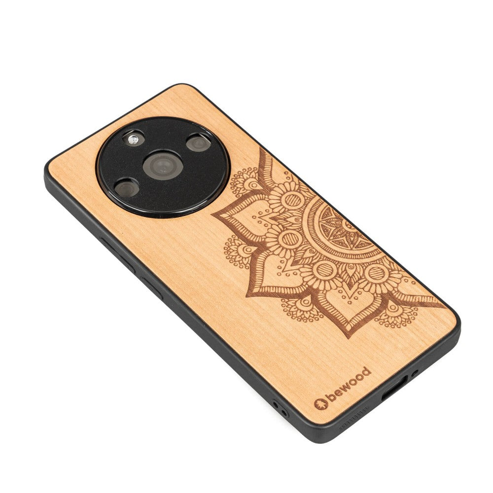 Holzhülle für Realme 11 Pro / 11 Pro+, Bewood Apfelbaum Mandala