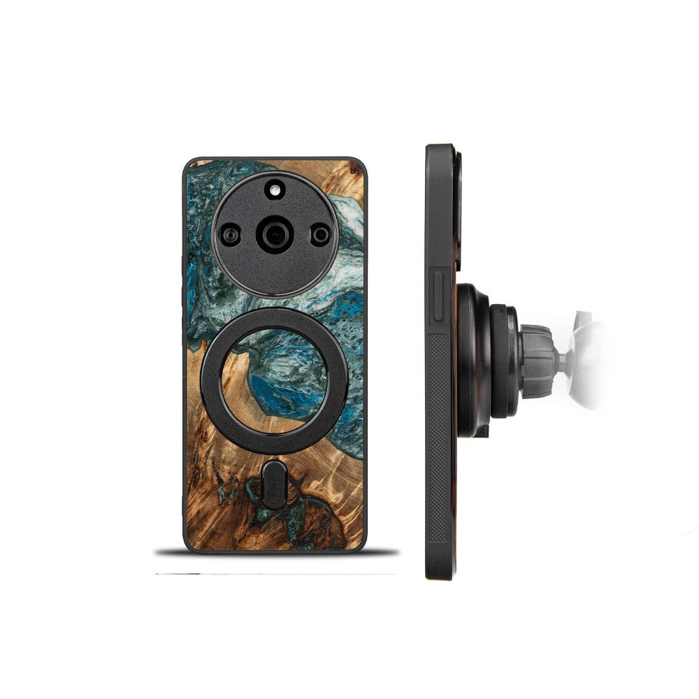 Holzhülle für Realme 11 Pro / 11 Pro+, Bewood Unique Planets Erde