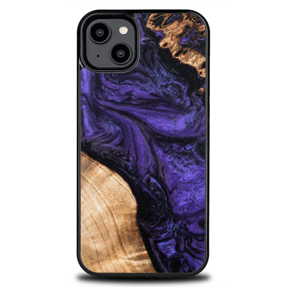 Holzhülle für iPhone 15 Plus, Bewood Unique Violet