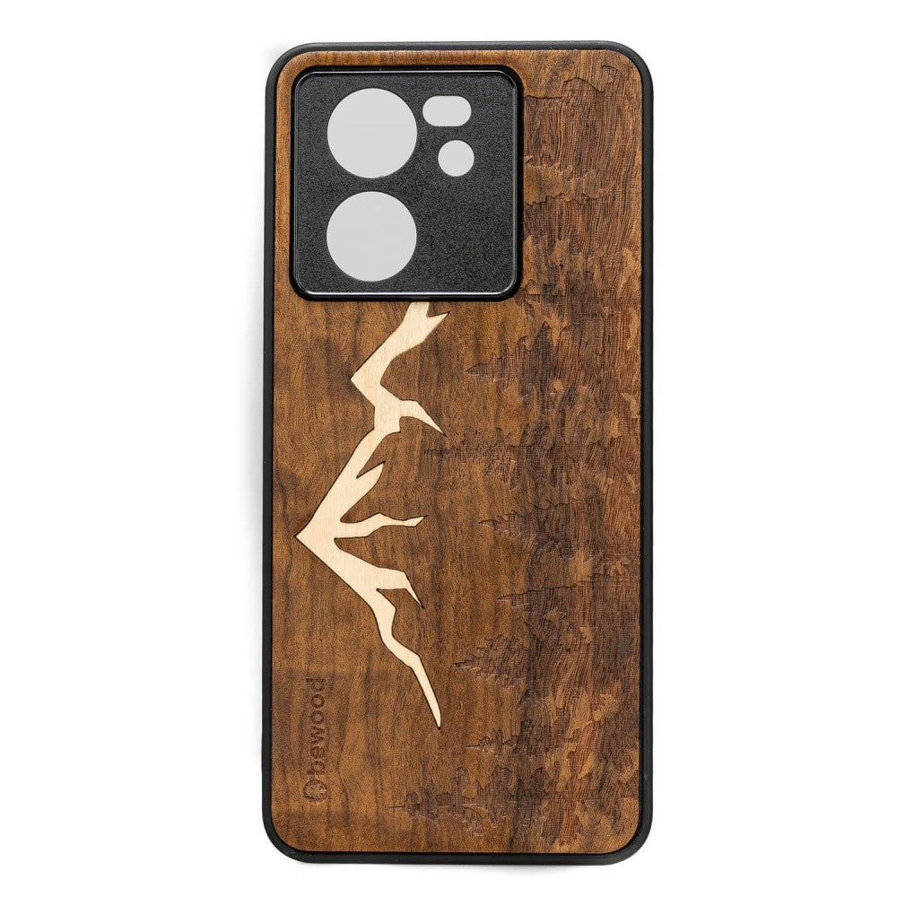 Holzhülle für Xiaomi 13T Pro / 13T, Bewood Imbuia-Gebirge