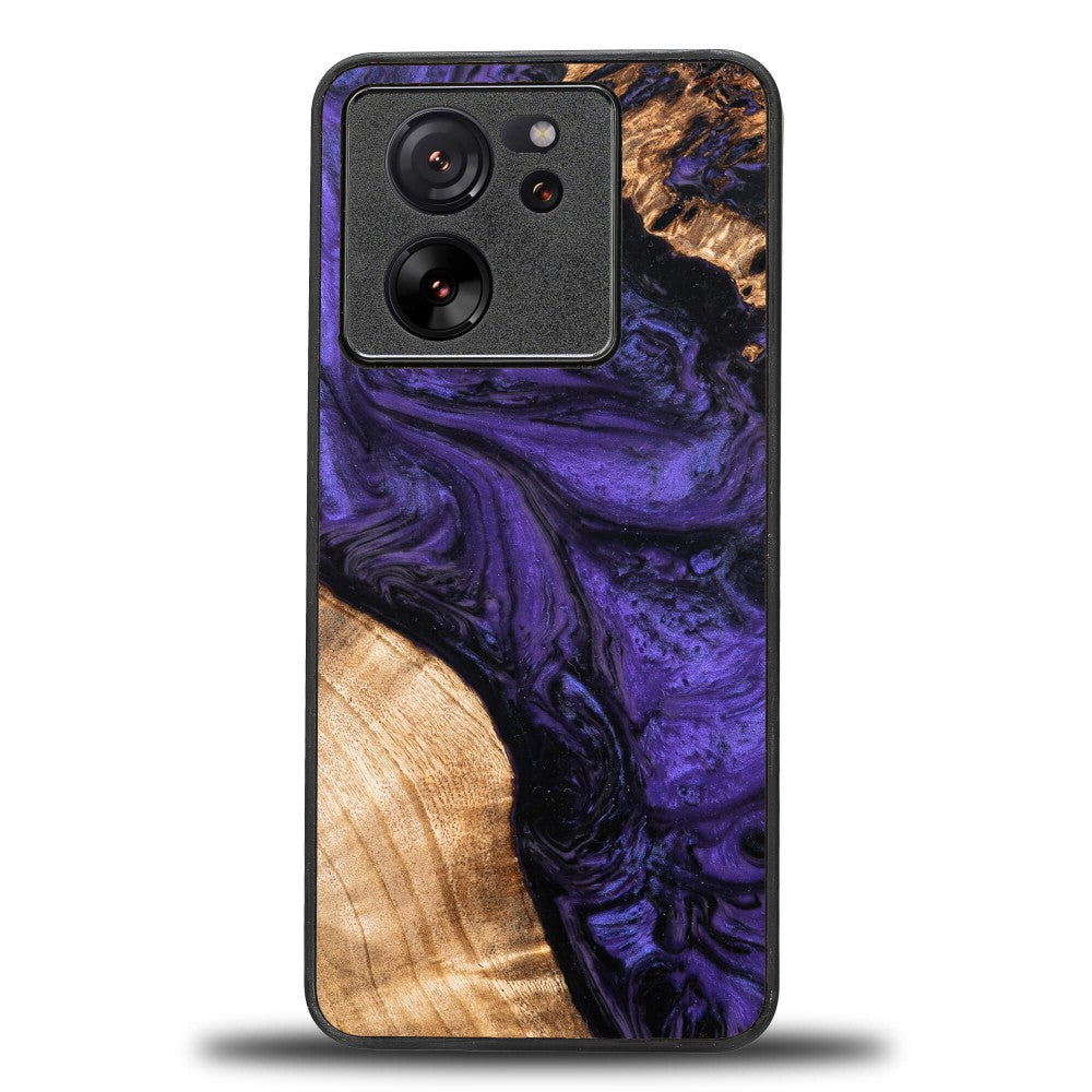 Holzhülle für Xiaomi 13T Pro / 13T, Bewood Unique Violet