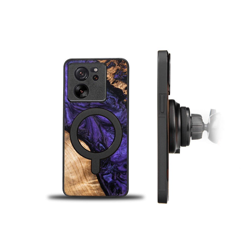 Holzhülle für Xiaomi 13T Pro / 13T, Bewood Unique Violet