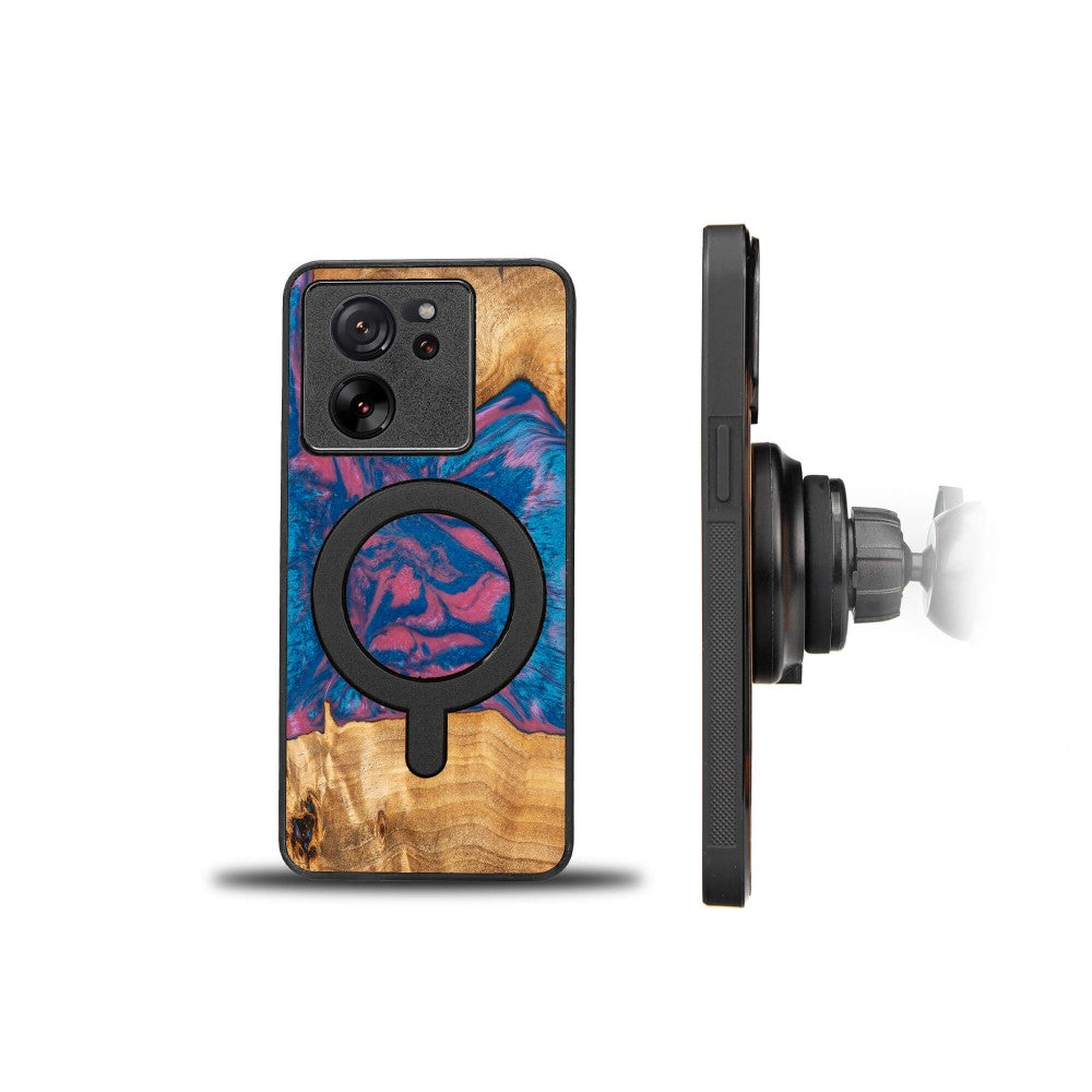 Holzhülle für Xiaomi 13T Pro / 13T, Bewood Unique Neons Vegas