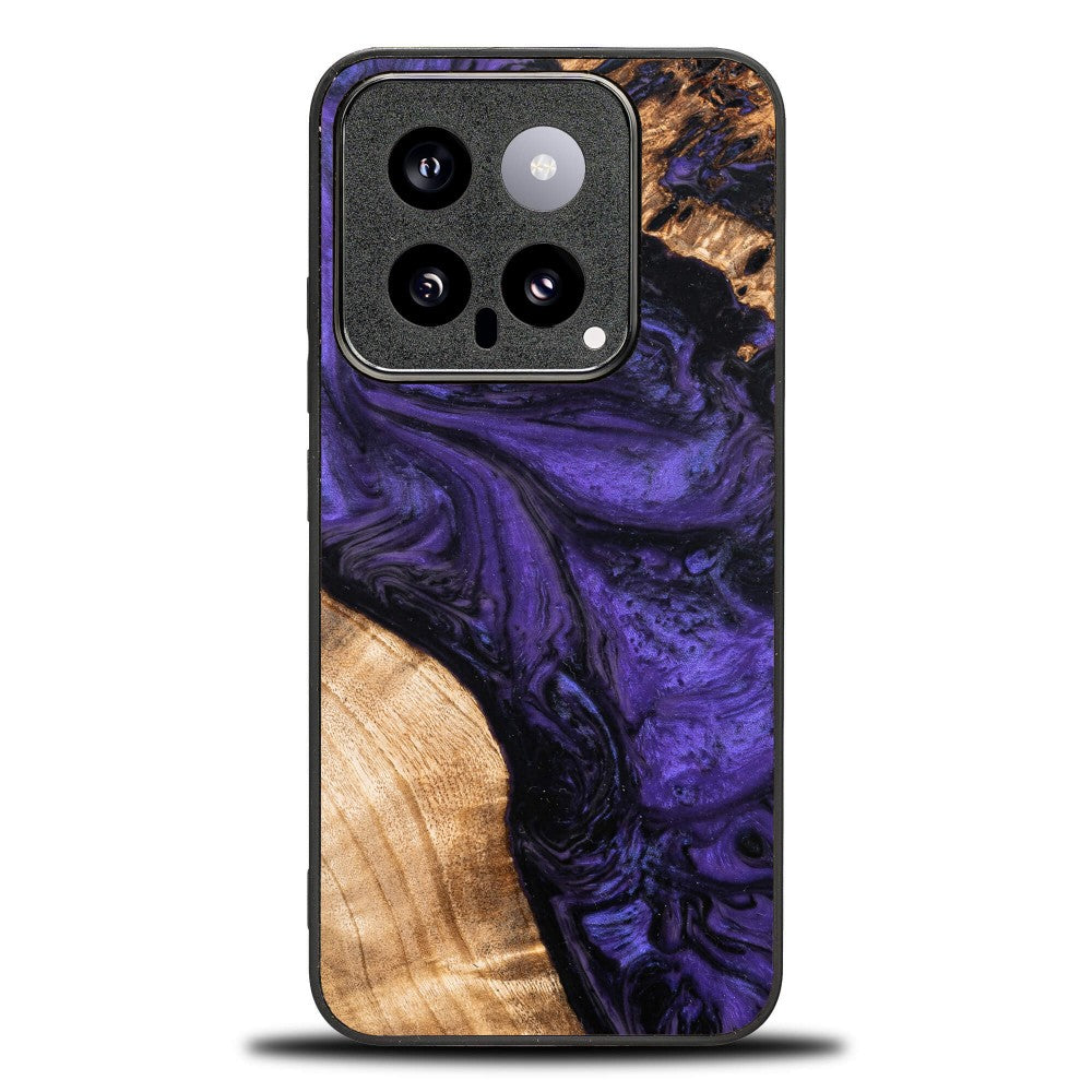 Holzhülle für Xiaomi 14, Bewood Unique Violet