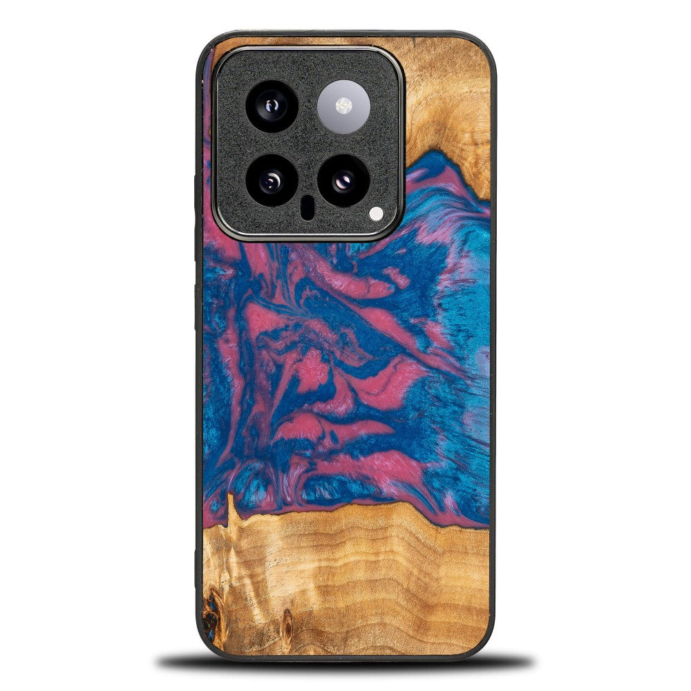 Holzhülle für Xiaomi 14, Bewood Unique Neons Vegas