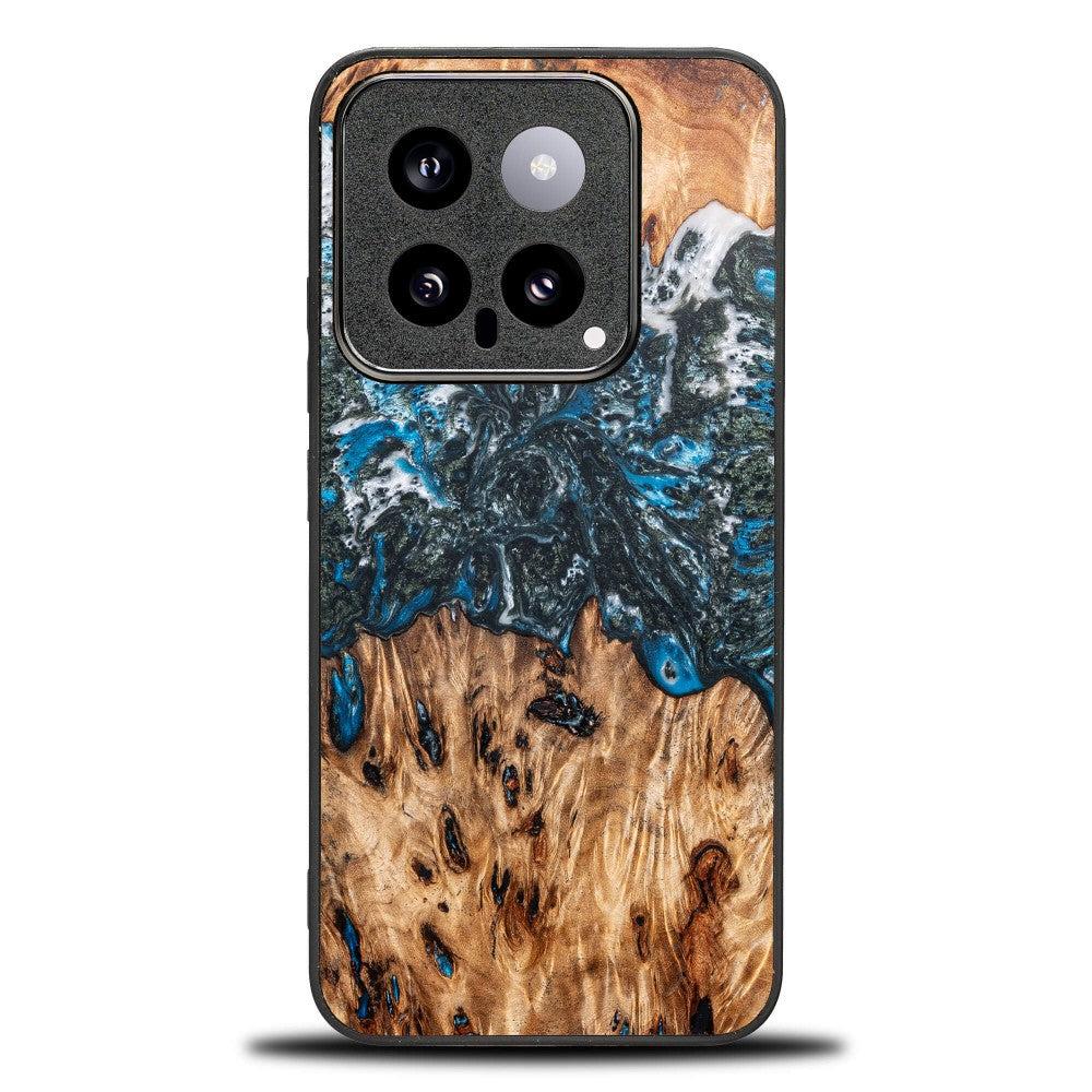 Holzhülle für Xiaomi 14 Pro, Bewood Unique Planets Erde