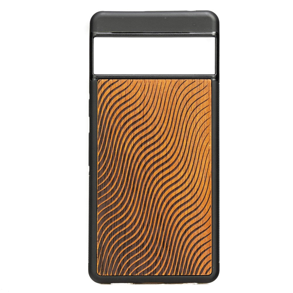 Holzhülle für Google Pixel 7, Bewood Merbauwellen