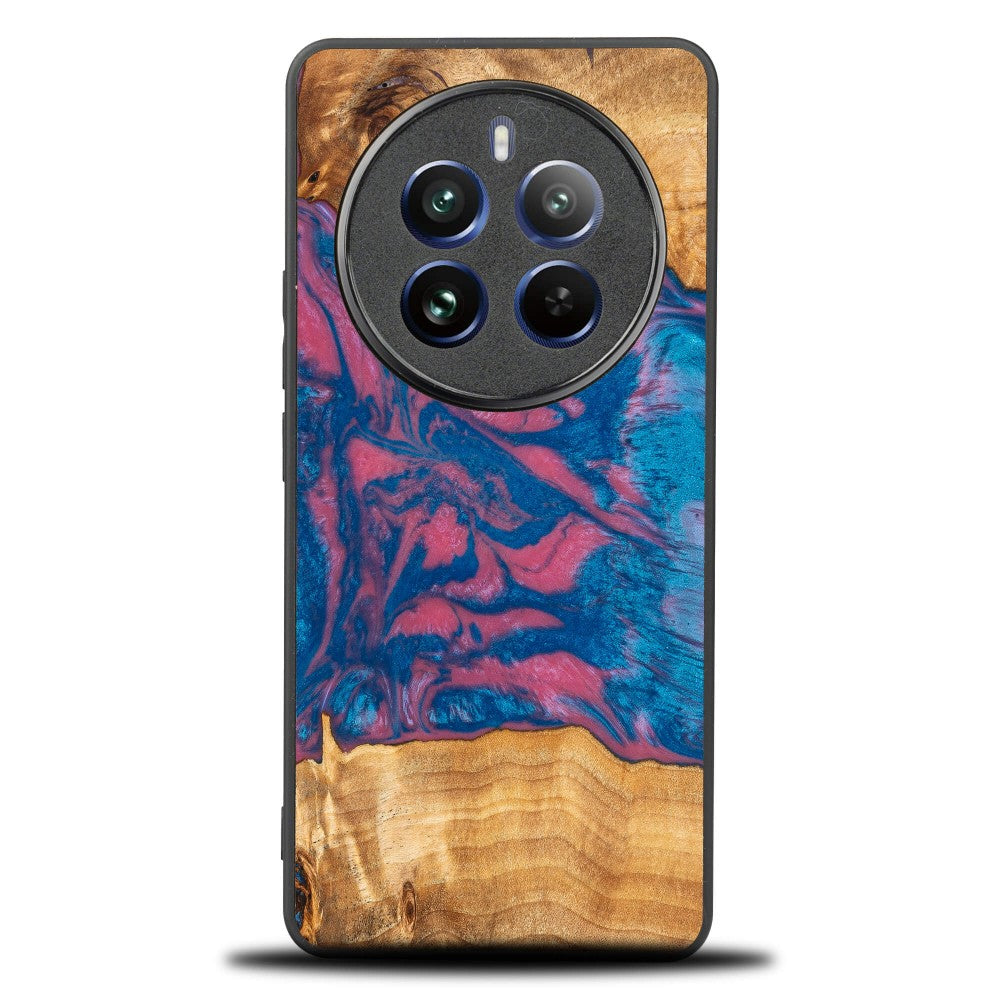 Holzhülle für Realme 12 Pro / 12 Pro+, Bewood Unique Neons Vegas