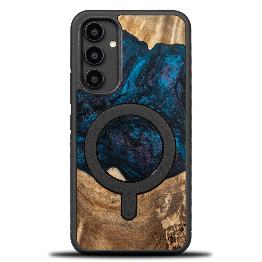 Holzhülle für Galaxy A54 5G, Bewood Unique Planets Neptun für MagSafe