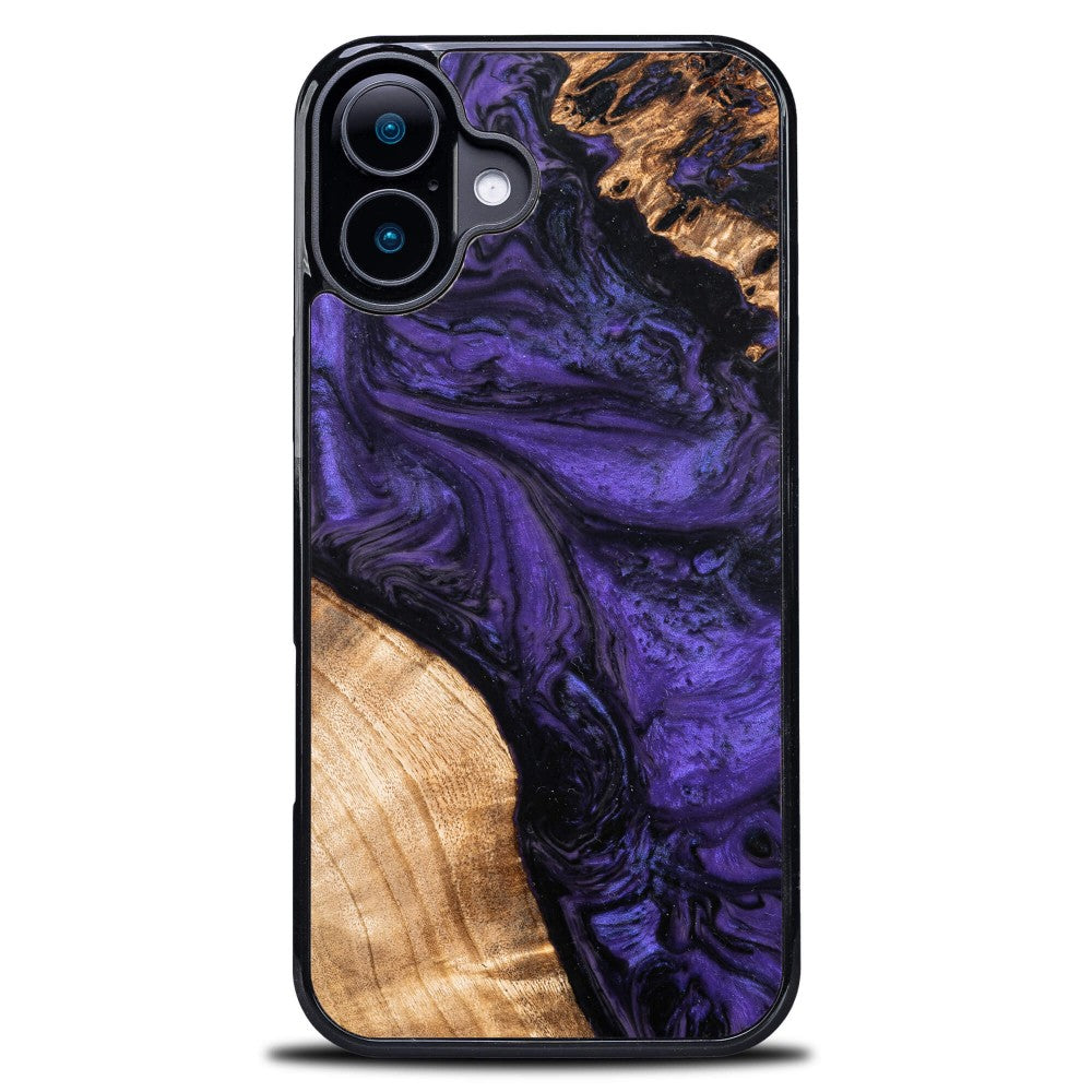 Holzhülle für iPhone 16 Plus, Bewood Unique Violet