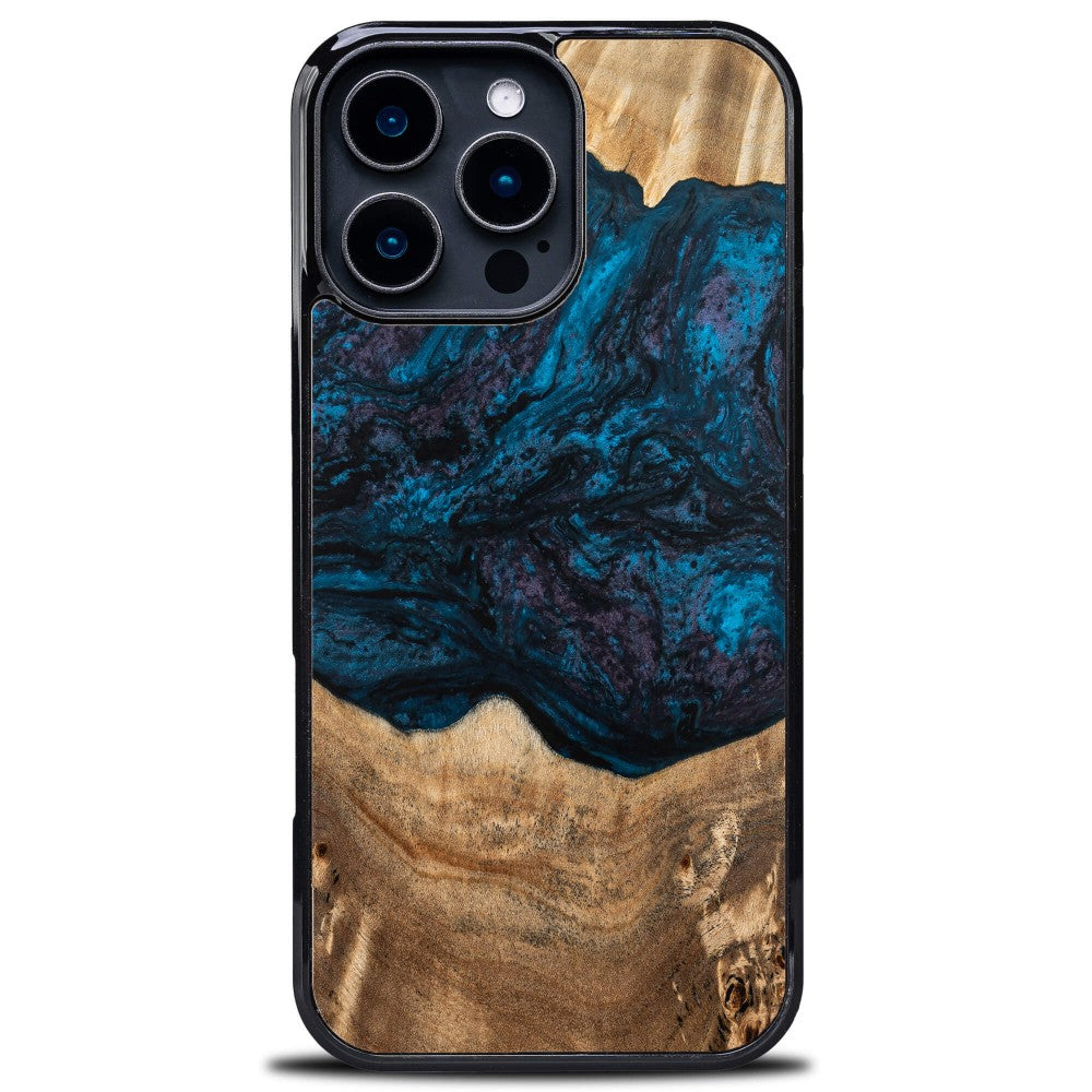 Holzhülle für iPhone 16 Pro Max, Bewood Unique Planets Neptun