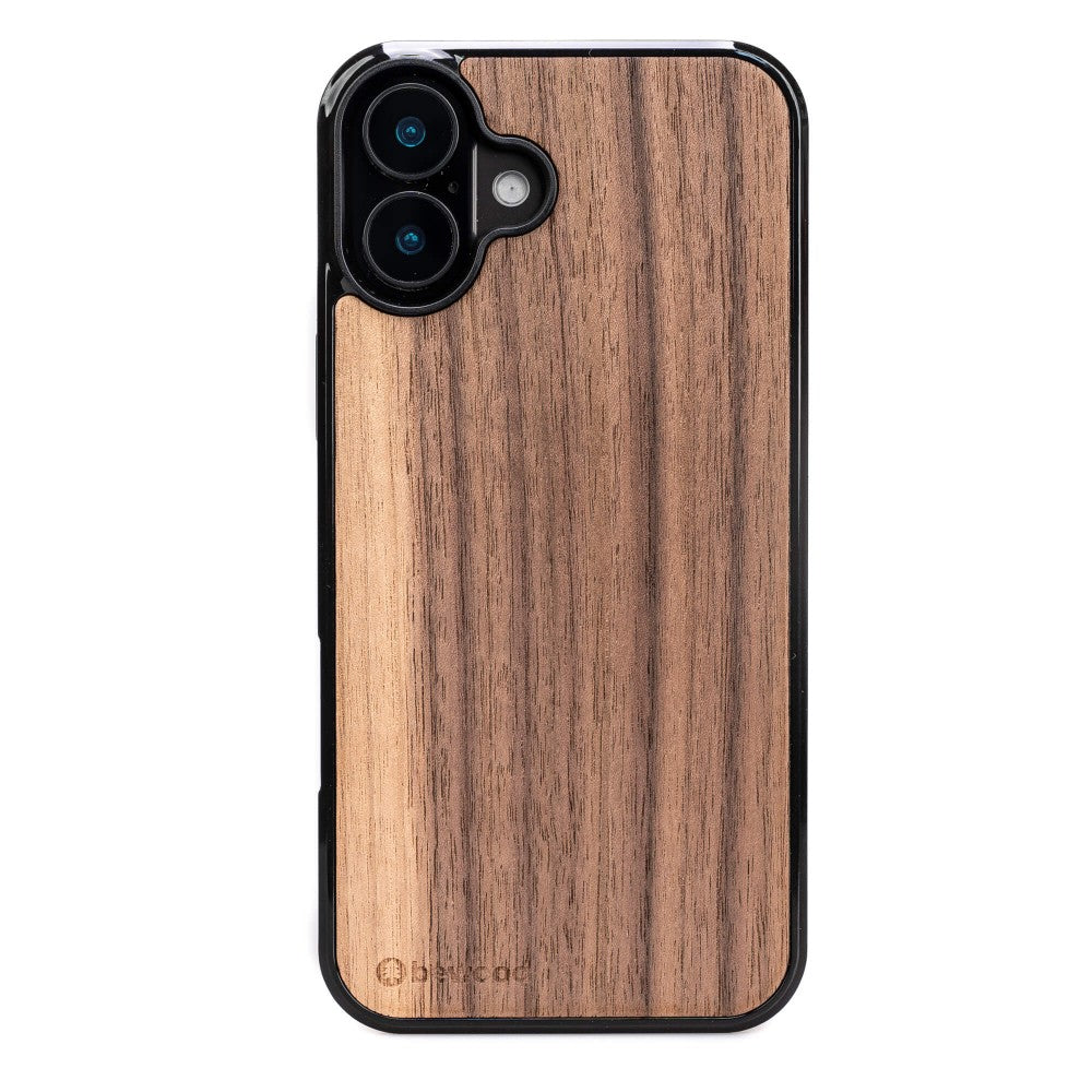 Holzhülle für iPhone 16 Plus, Bewood Amerikanischer Nussbaum
