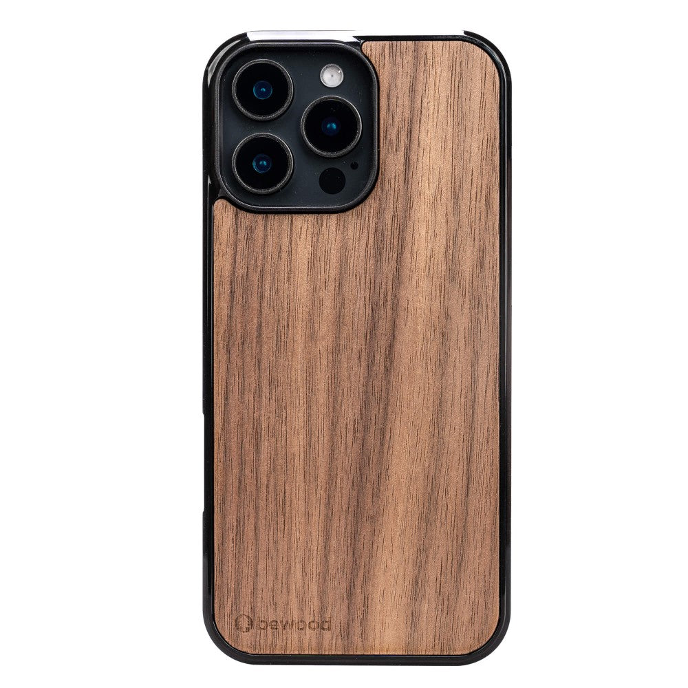 Holzhülle für iPhone 16 Pro Max, Bewood Amerikanischer Nussbaum