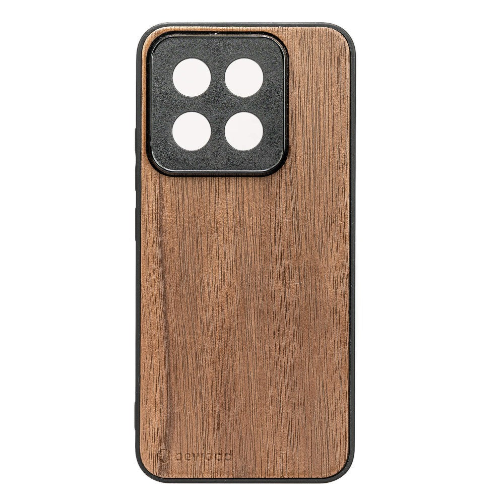 Holzhülle für Xiaomi 14T, Bewood Amerikanischer Nussbaum