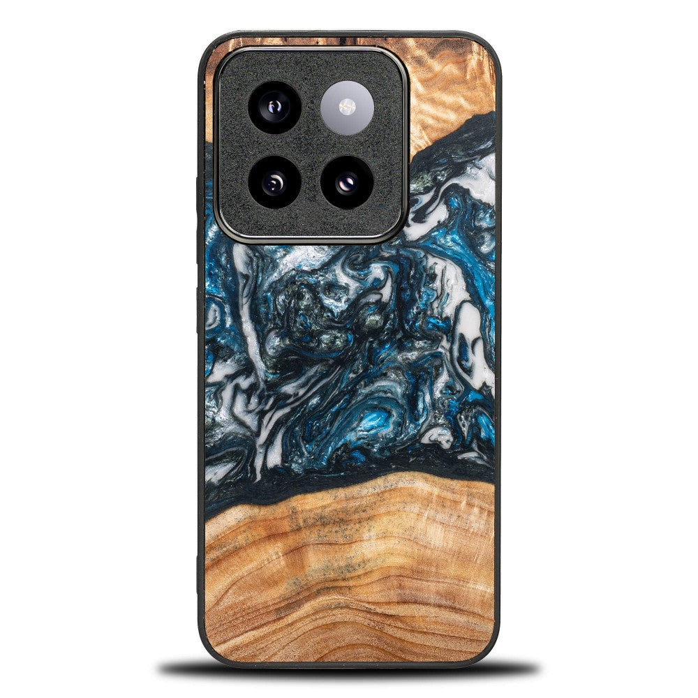 Holzhülle für Xiaomi 14T, Bewood Unique Planets Erde