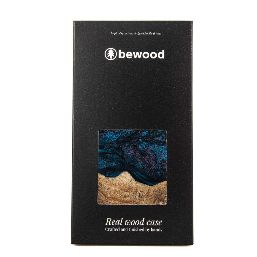 Holzhülle für Xiaomi 14T, Bewood Unique Planets Neptun