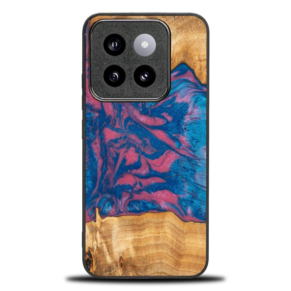 Holzhülle für Xiaomi 14T Pro, Bewood Unique Neons Vegas