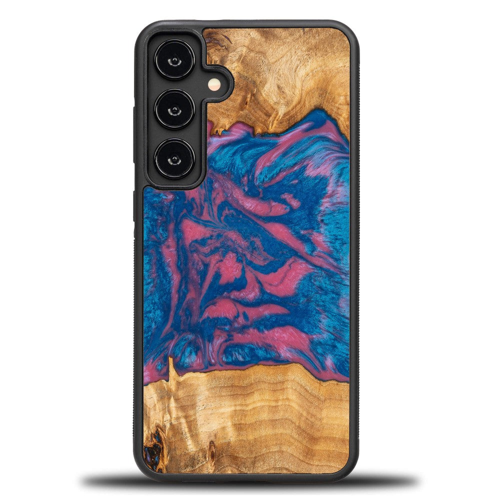 Holzhülle für Galaxy A35 5G, Bewood Unique Neons Vegas